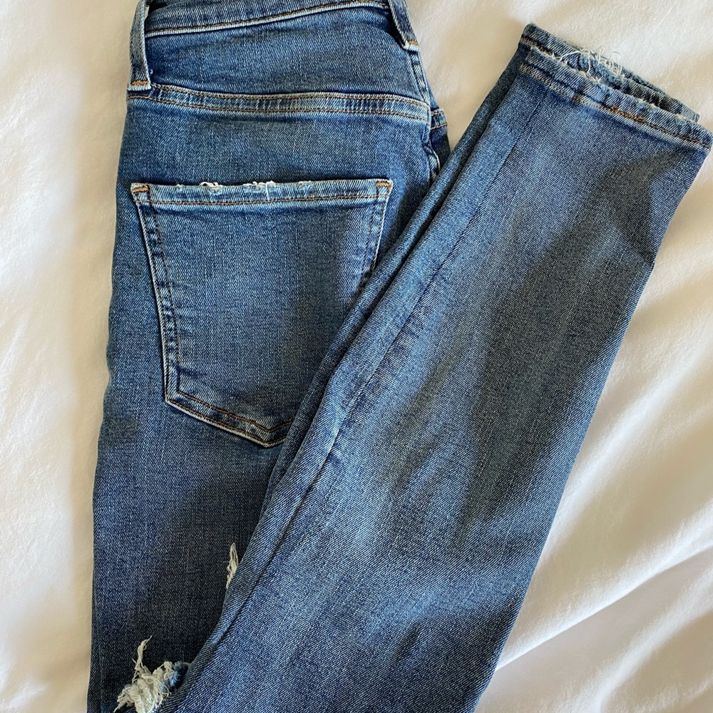 Agolde Ripped Skinny Jeans
